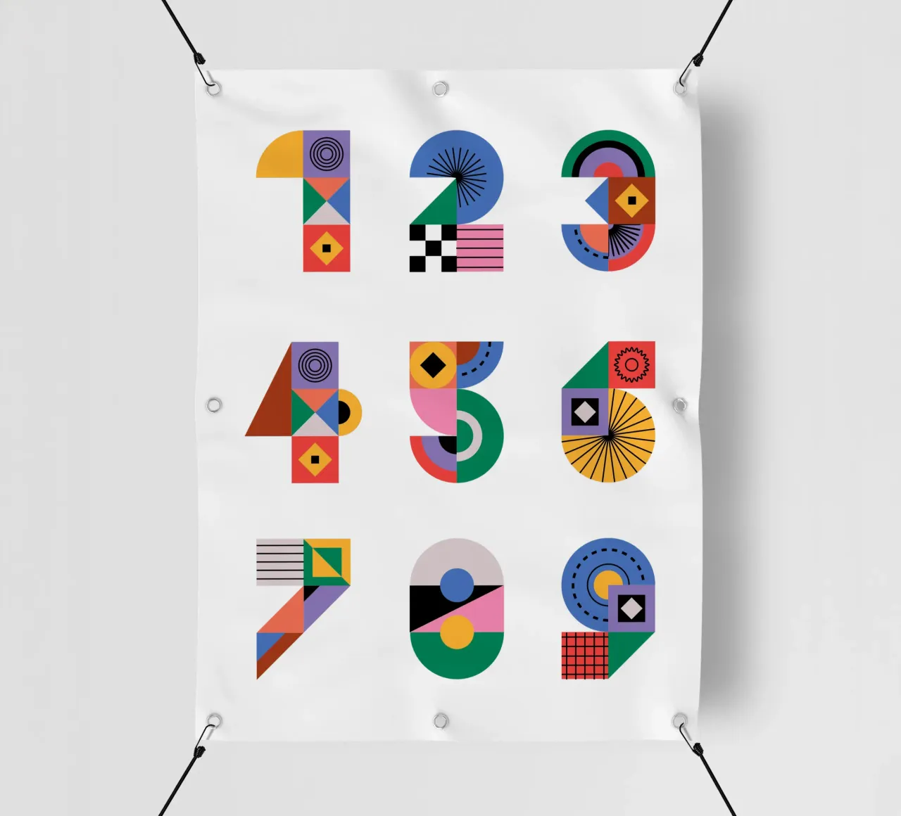 One Two Three telo in pvc da Tamsen Design