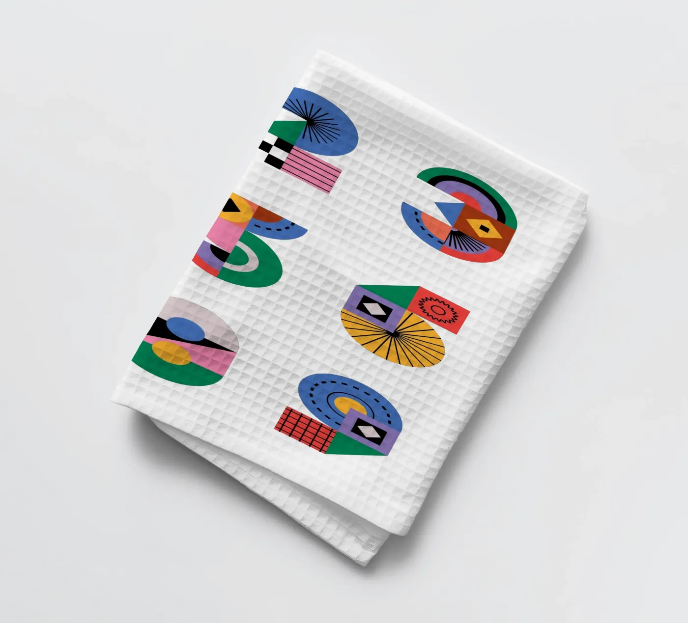 One Two Three Geschirrtuch von Tamsen Design