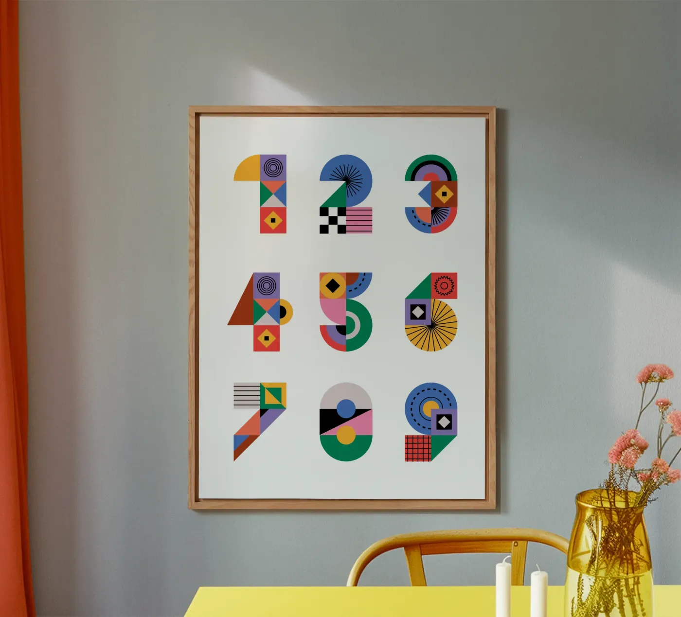 One Two Three forex-plaat van Tamsen Design