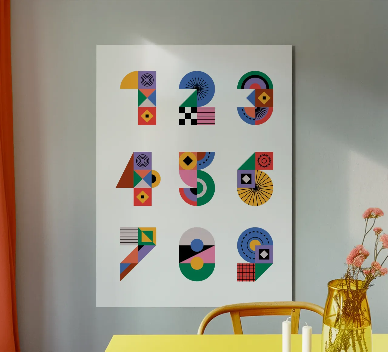 One Two Three pannello forex da Tamsen Design