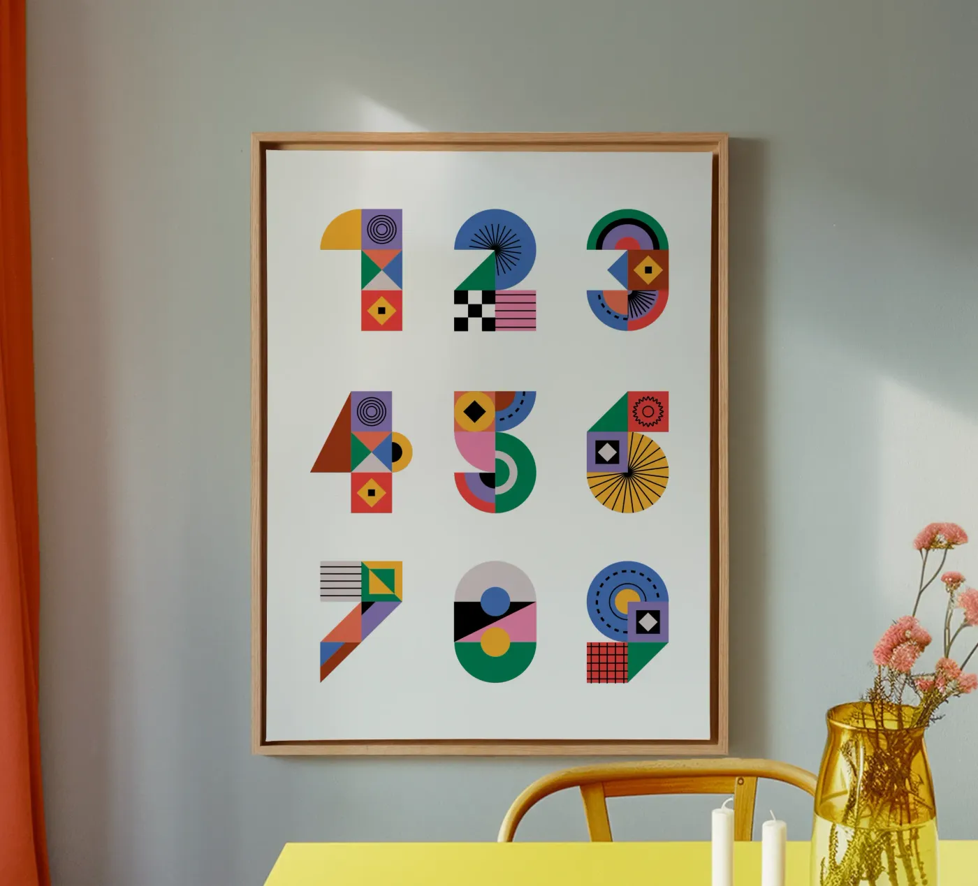 One Two Three canvas van Tamsen Design