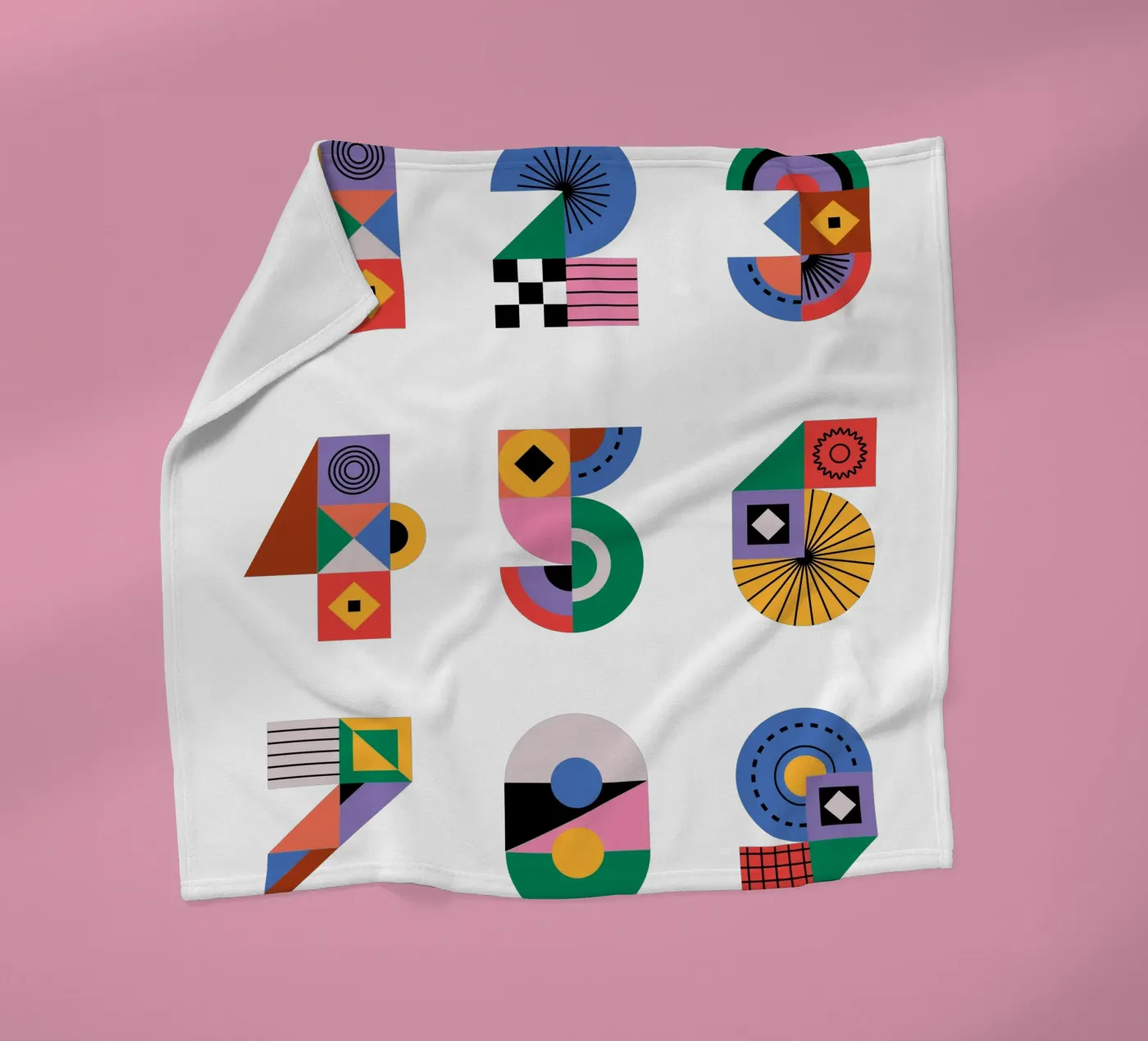 One Two Three Fleecedecke von Tamsen Design