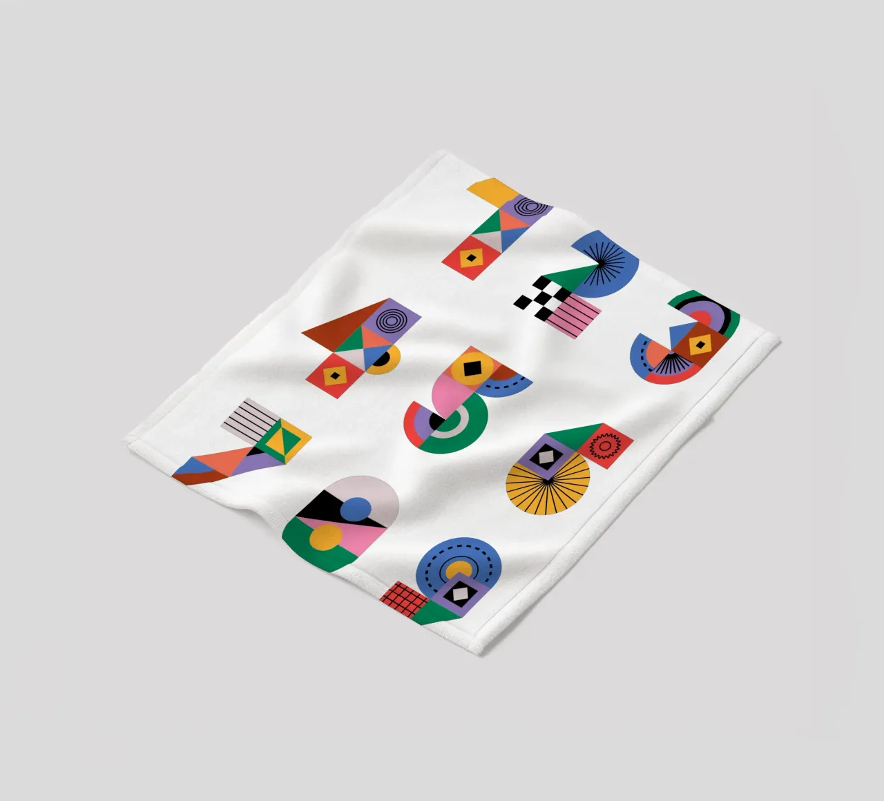 One Two Three coperta in pile da Tamsen Design