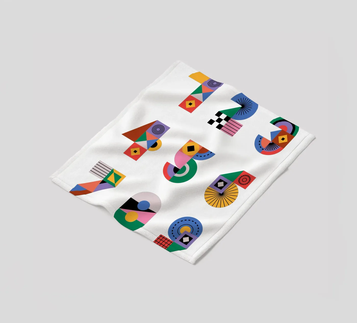 One Two Three Fleecedecke von Tamsen Design