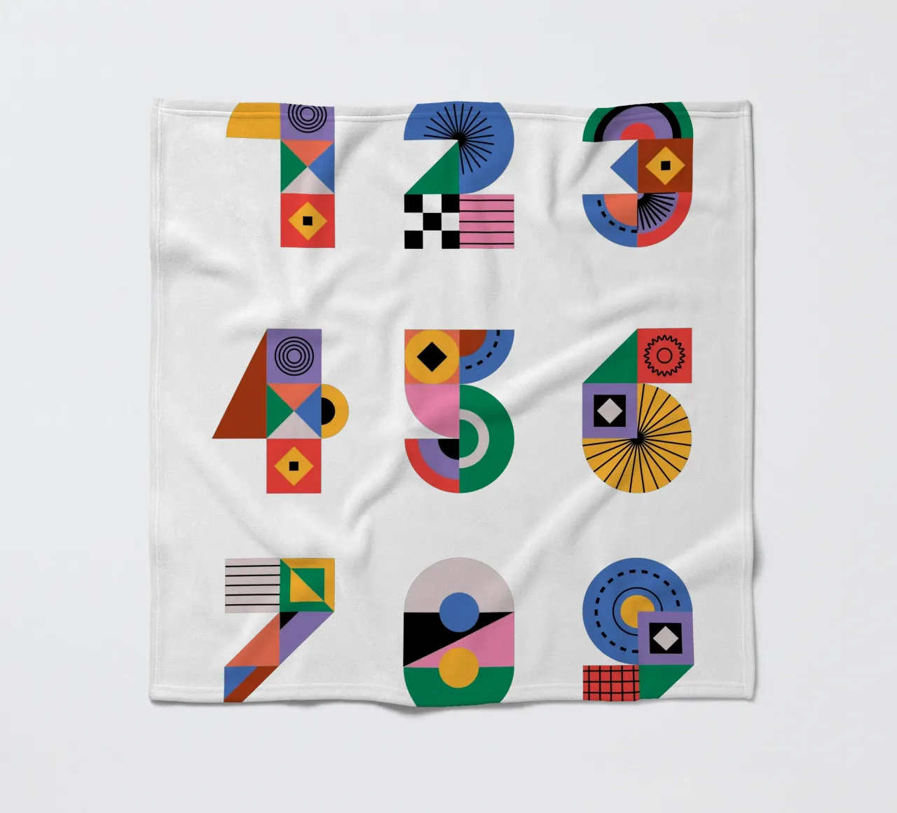 One Two Three coperta in pile da Tamsen Design