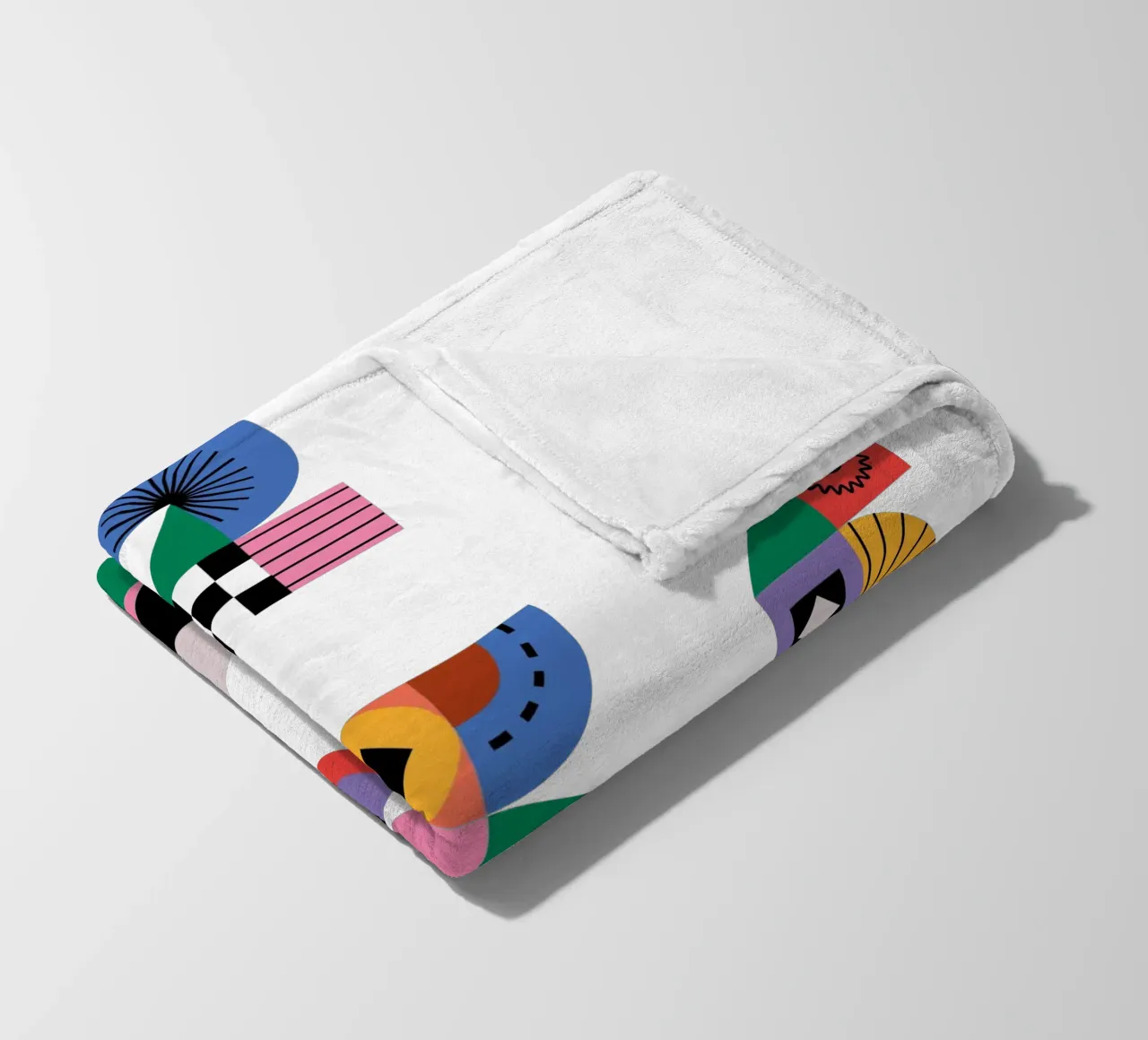 One Two Three coperta in pile da Tamsen Design