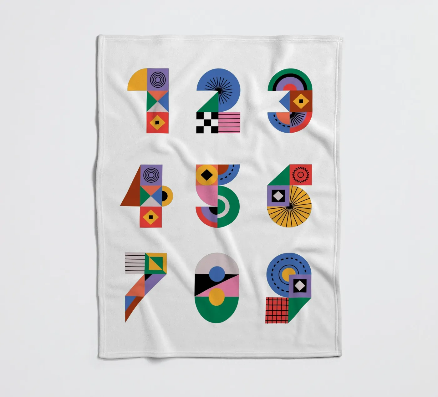 One Two Three Fleecedecke von Tamsen Design