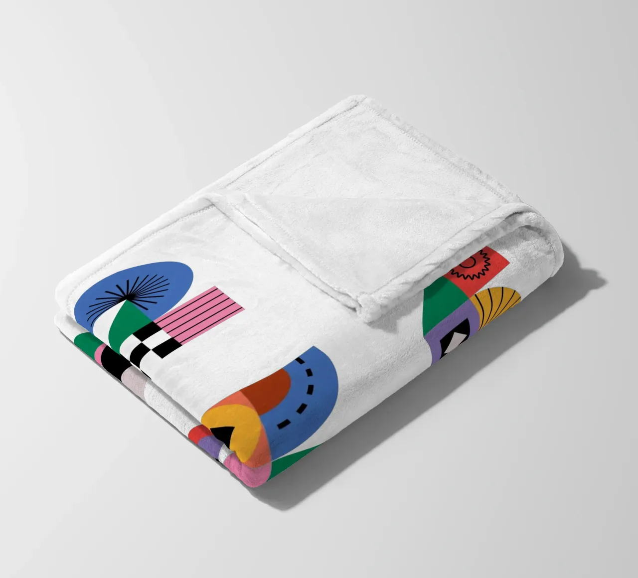 One Two Three coperta in pile da Tamsen Design