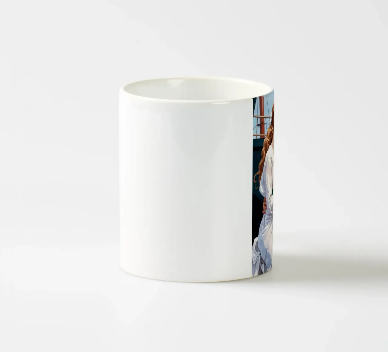 Un amore senza tempo con un amico peloso tazza in ceramica da NEKKI