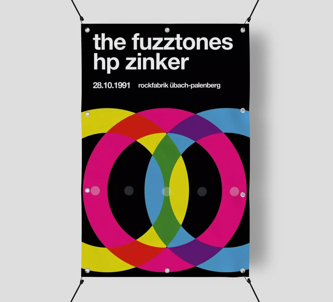 The Fuzztones telo in pvc da Stephan Kochs