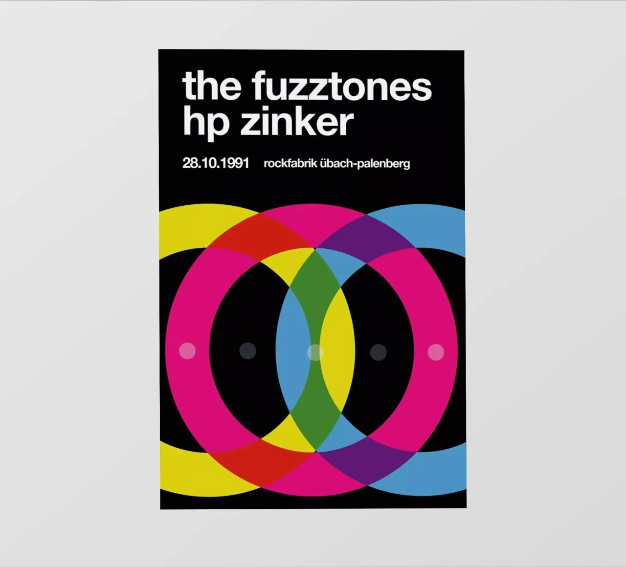 The Fuzztones telo in pvc da Stephan Kochs