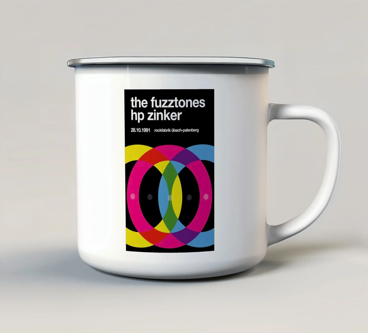 The Fuzztones tazza in smalto da Stephan Kochs