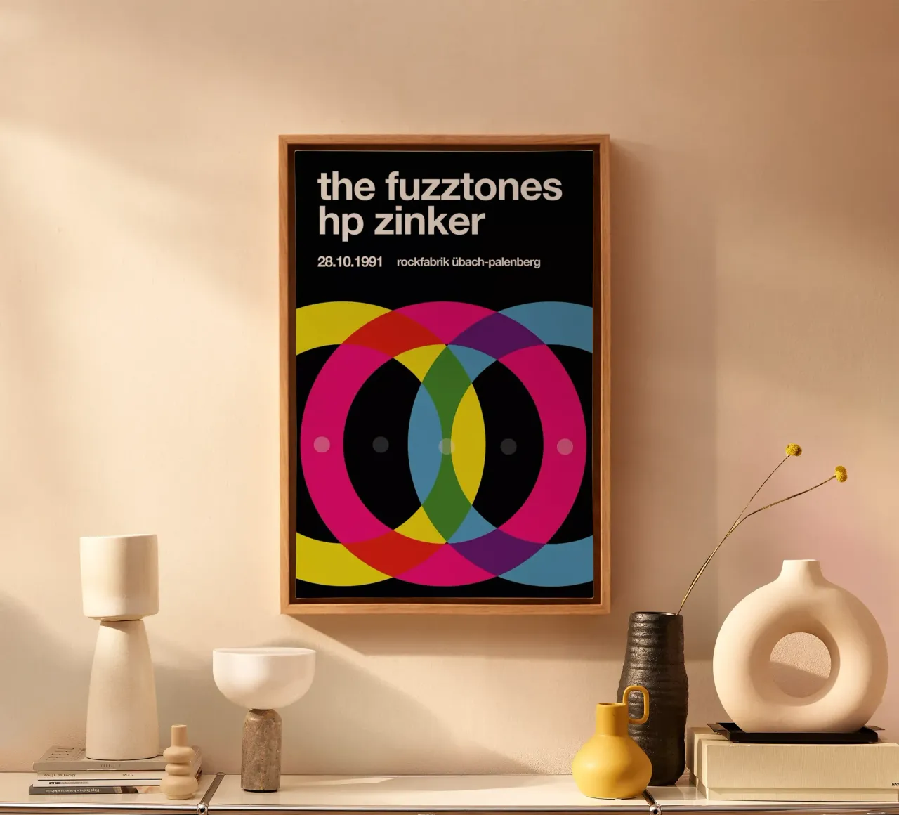 The Fuzztones tela con Cornice a cassetta da Stephan Kochs