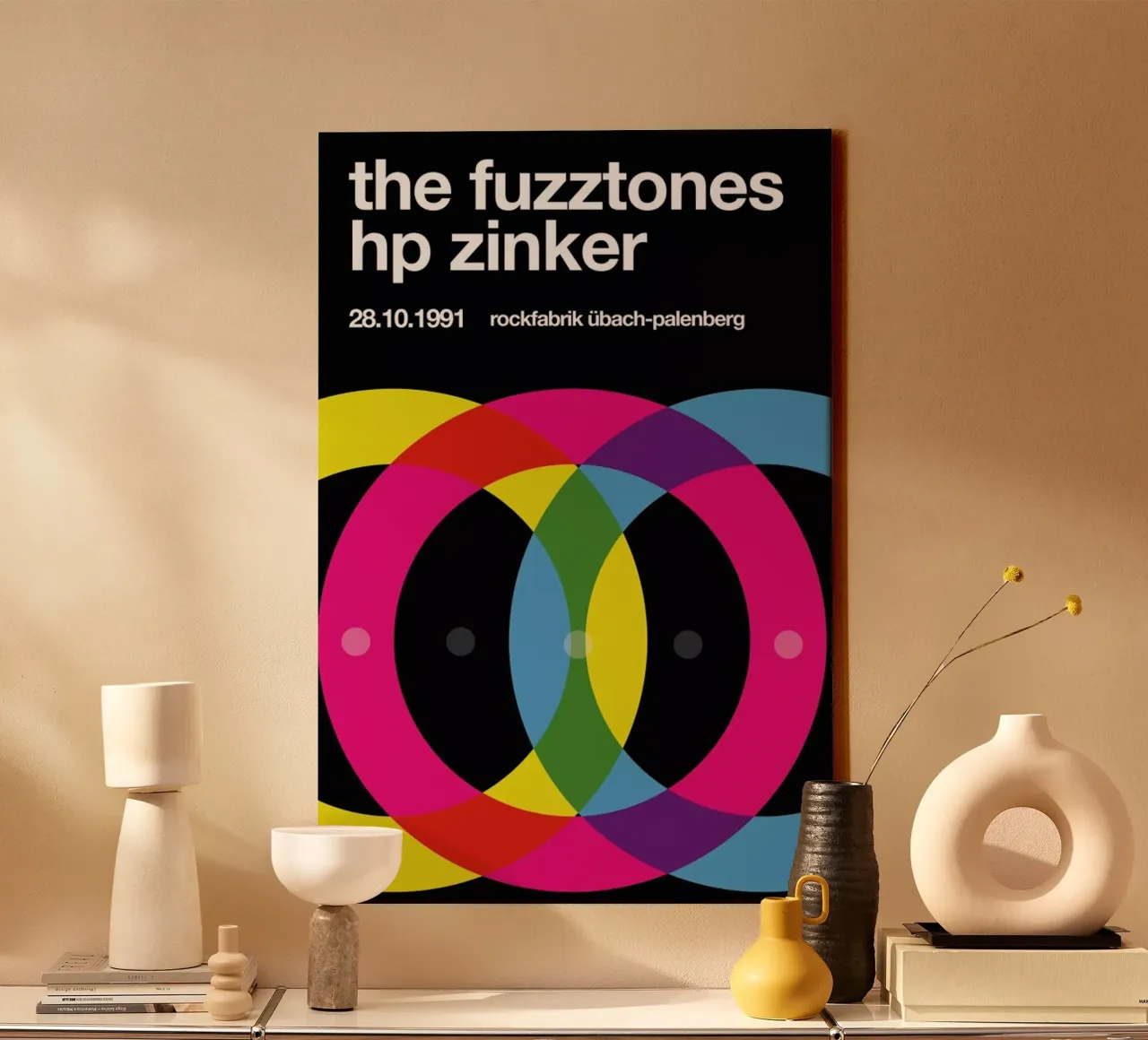 The Fuzztones tela con Cornice a cassetta da Stephan Kochs