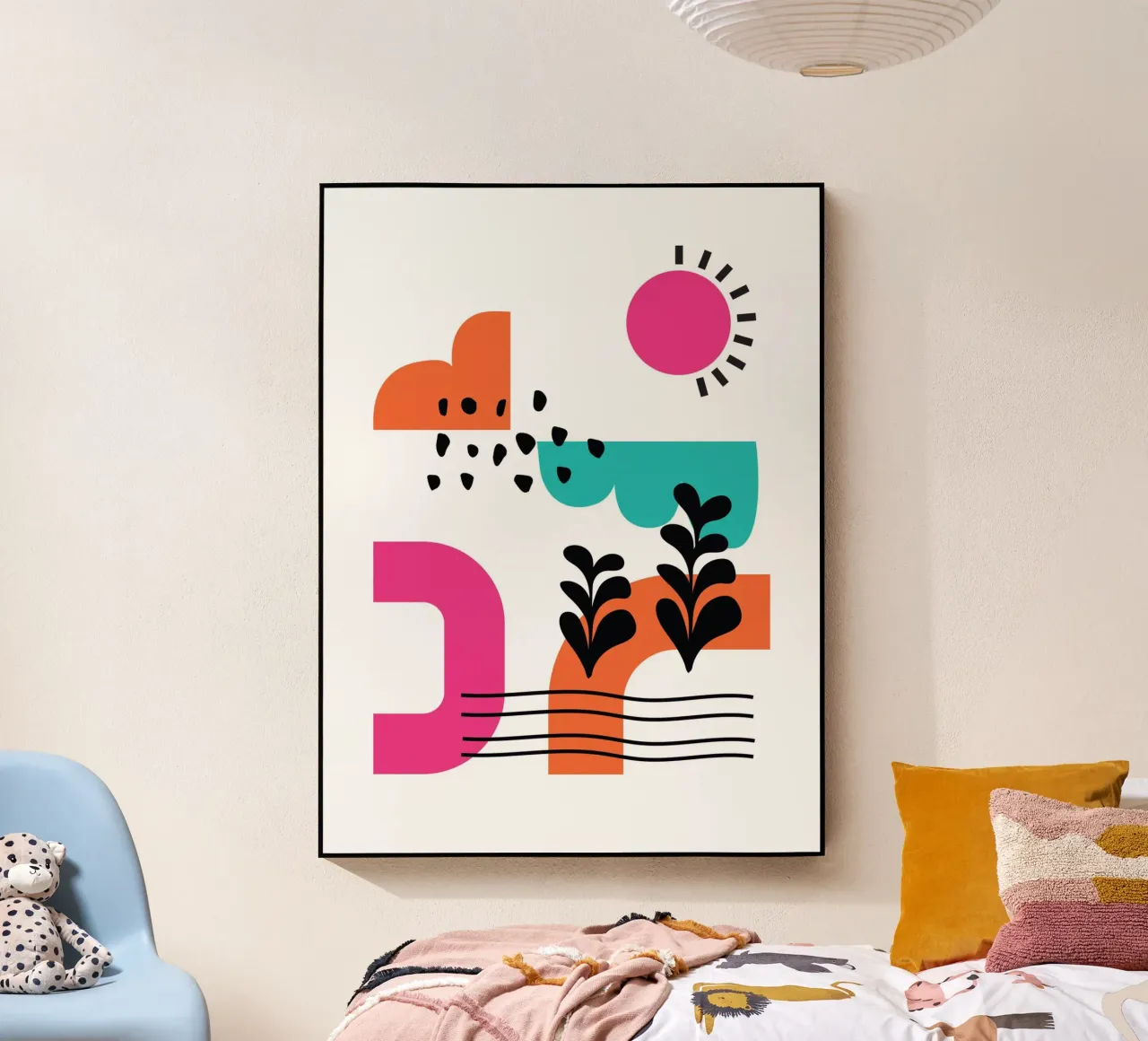 Nature Geometric plexiglass da Kim Hubball Studio