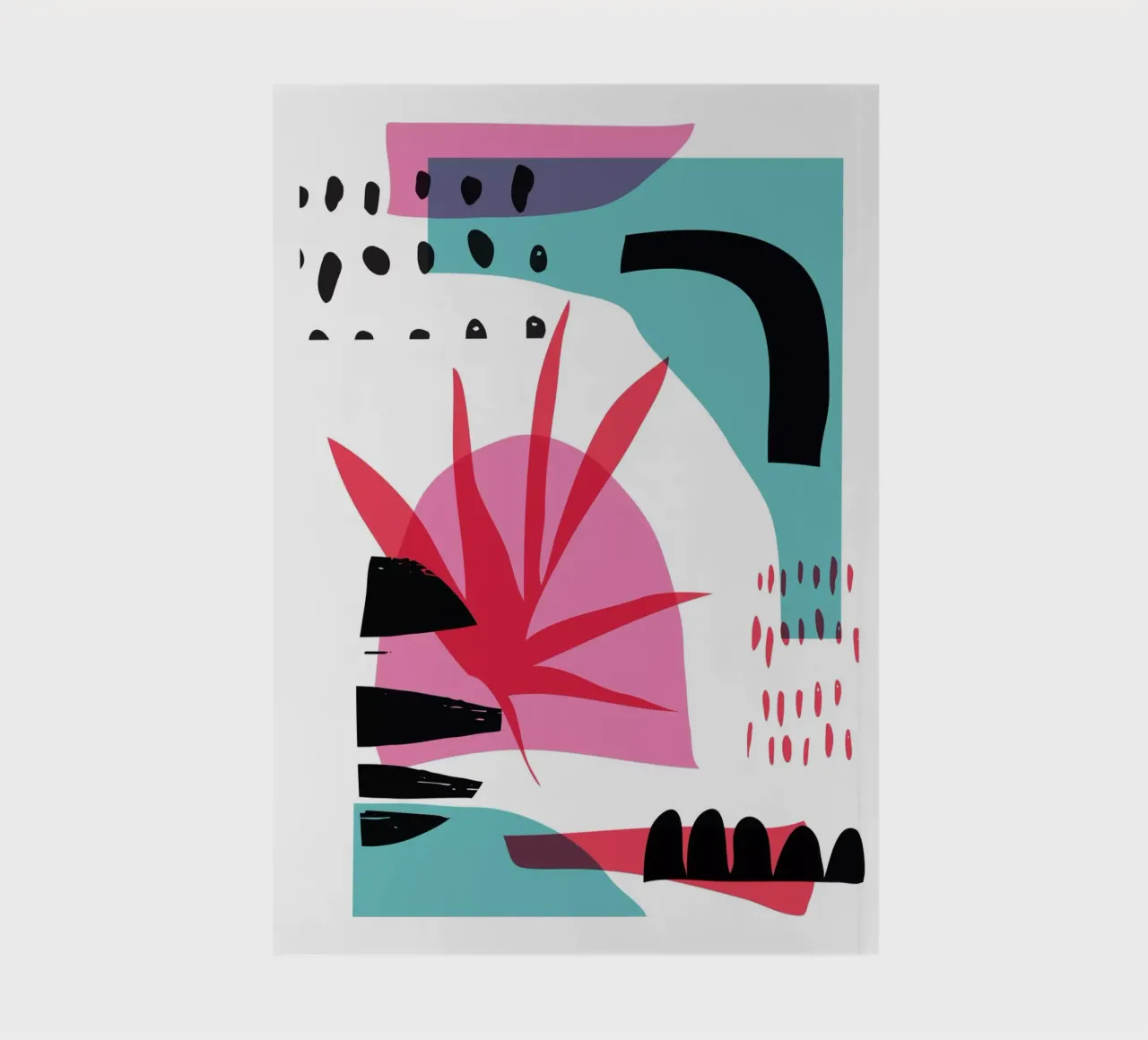 Random Abstract notebook by Kim Hubball Studio