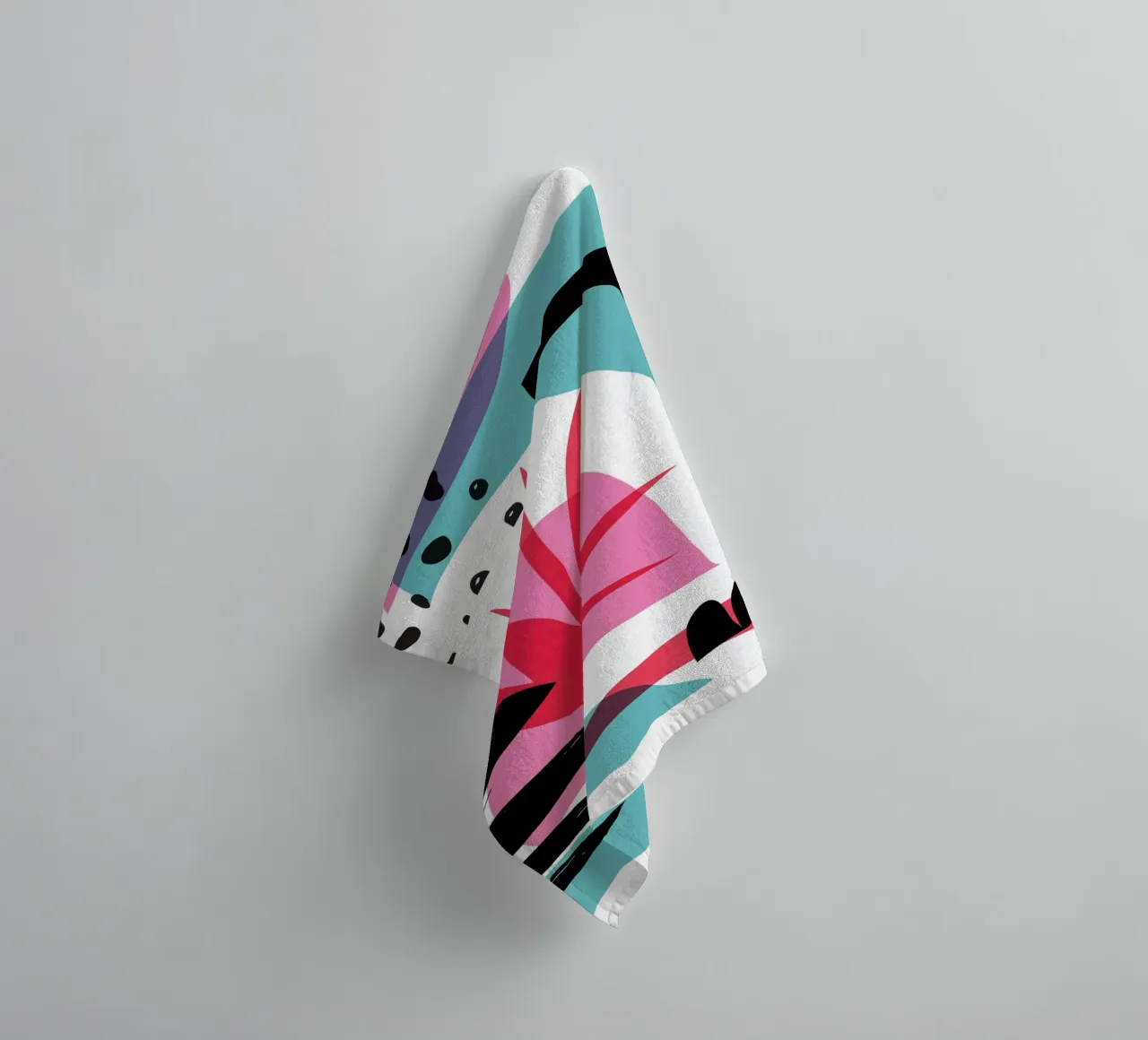 Random Abstract towel by Kim Hubball Studio