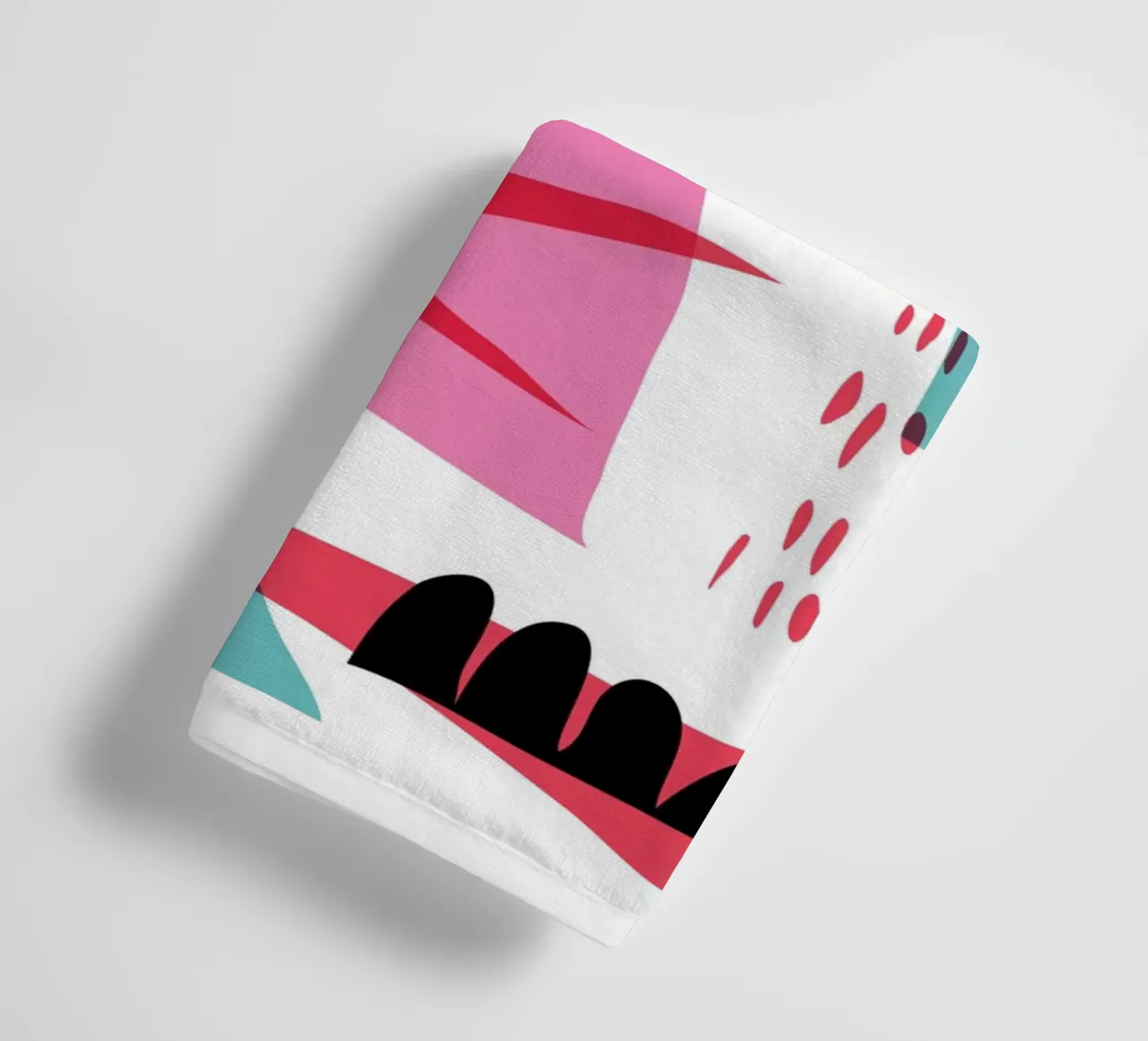 Random Abstract towel by Kim Hubball Studio