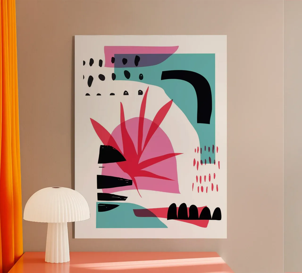 Random Abstract plexiglass da Kim Hubball Studio