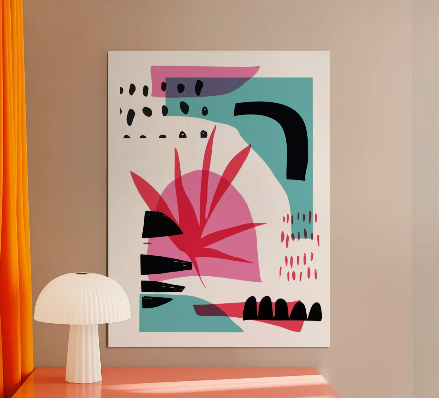 Zufällige Zusammenfassung Poster von Kim Hubball Studio