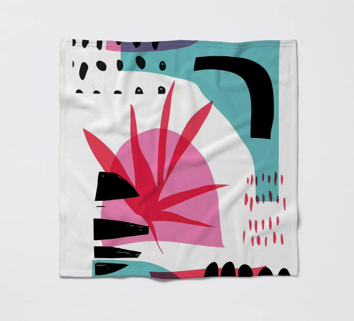 Random Abstract coperta in pile da Kim Hubball Studio