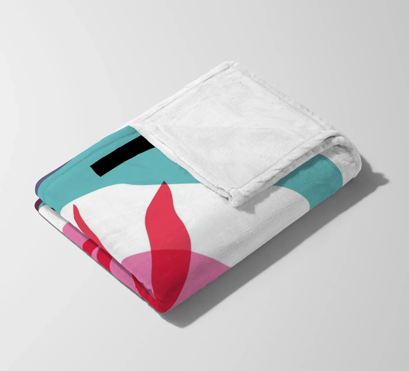 Random Abstract coperta in pile da Kim Hubball Studio