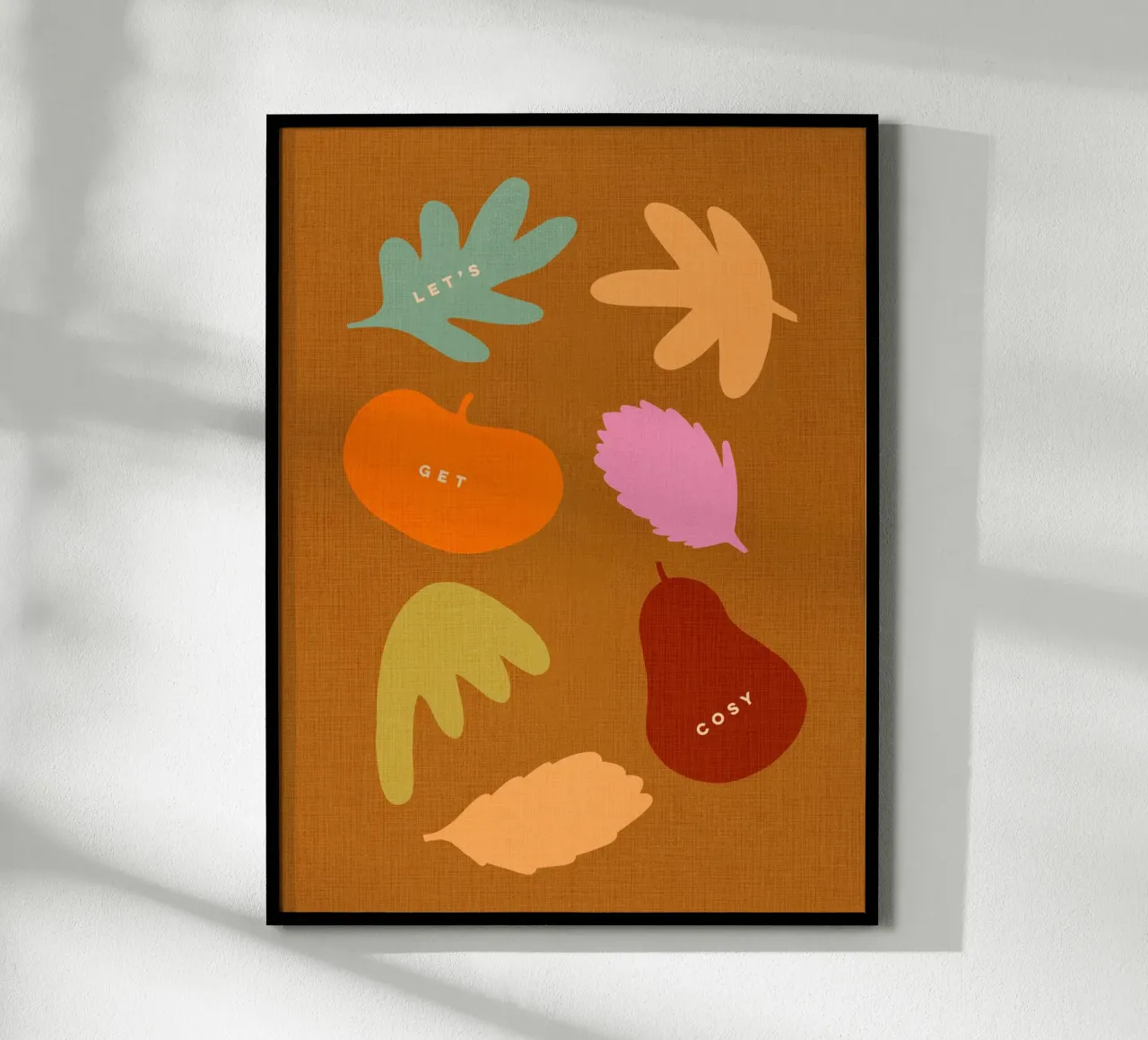 Machen wir es uns gemütlich - Herbstliche Retro-Blätter & Ernte-Icons Hahnemühle von Dominique Vari