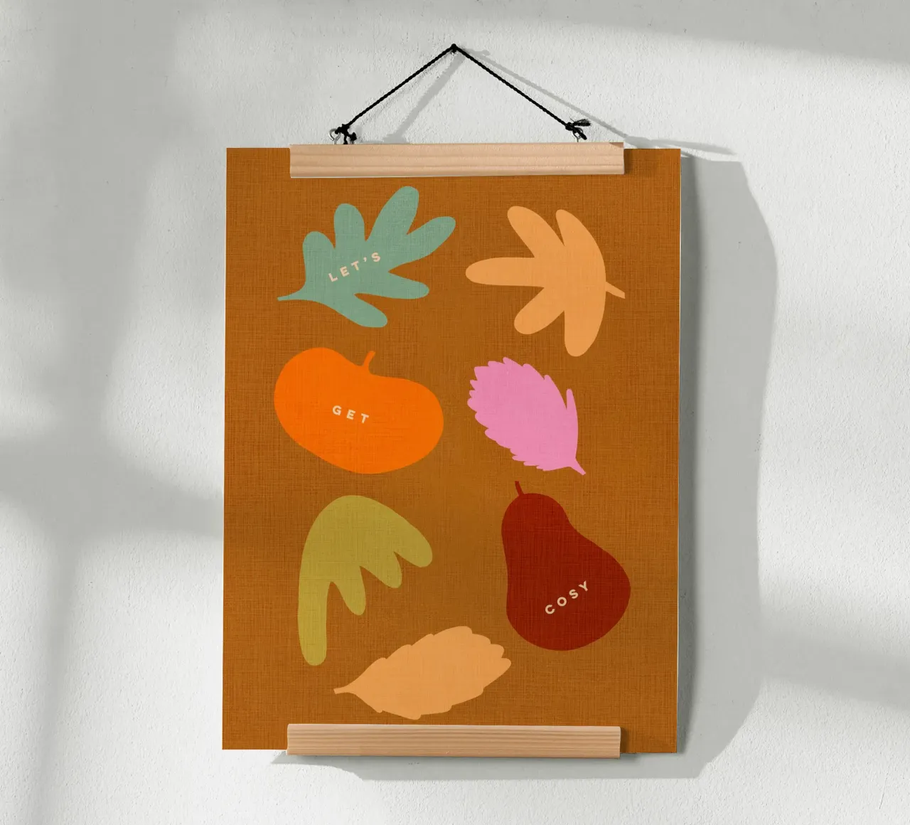 Machen wir es uns gemütlich - Herbstliche Retro-Blätter & Ernte-Icons Hahnemühle von Dominique Vari