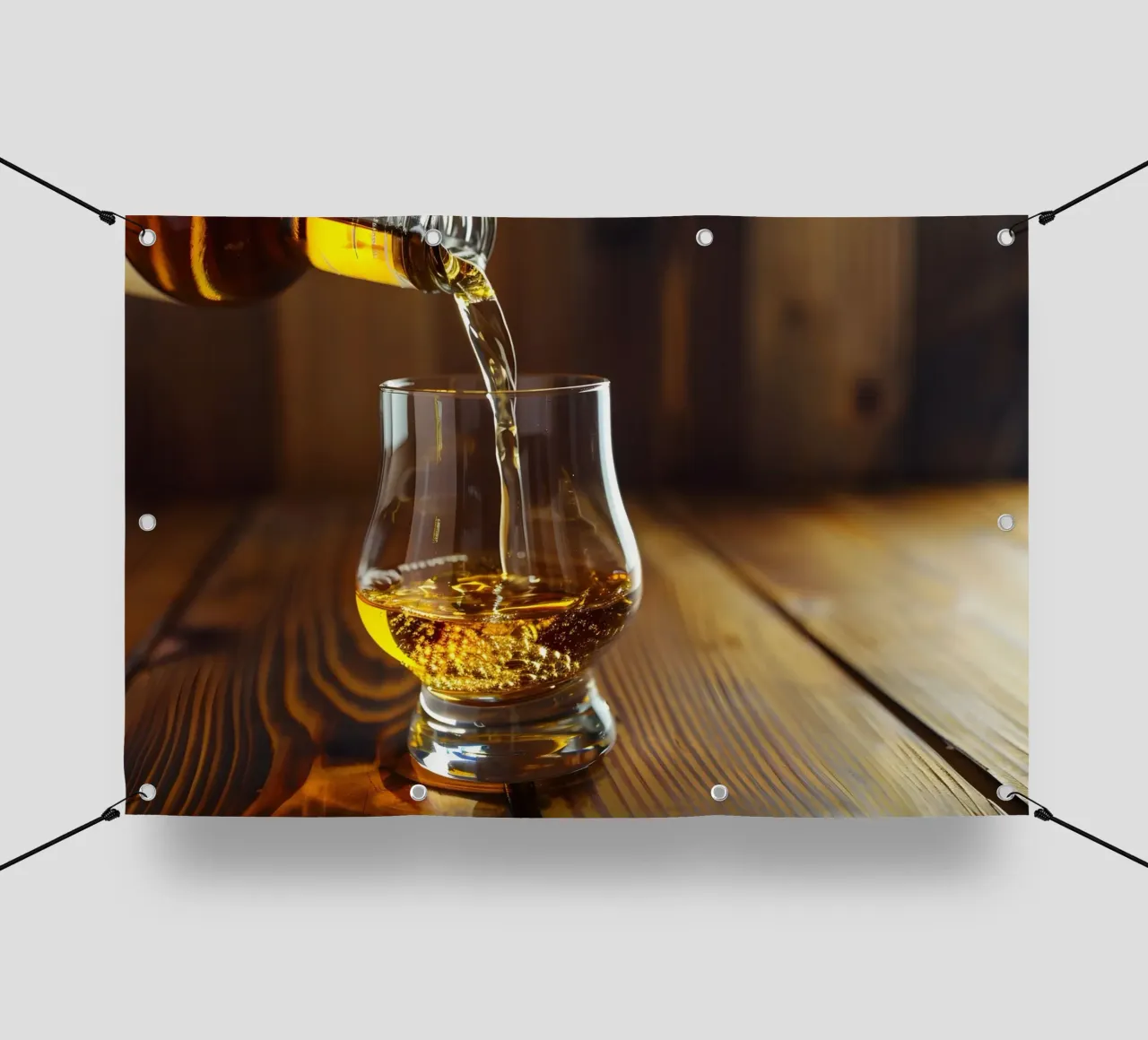 È tempo di whisky telo in pvc da M-Ulrich-Digital Art