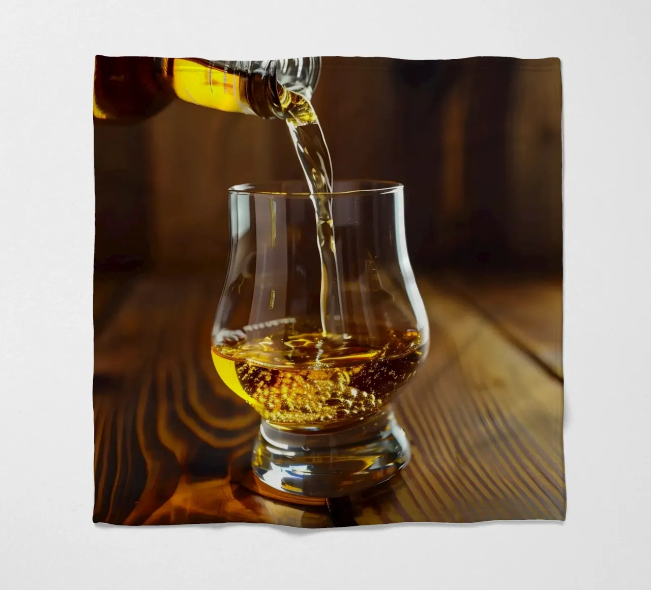È tempo di whisky coperta in pile da M-Ulrich-Digital Art