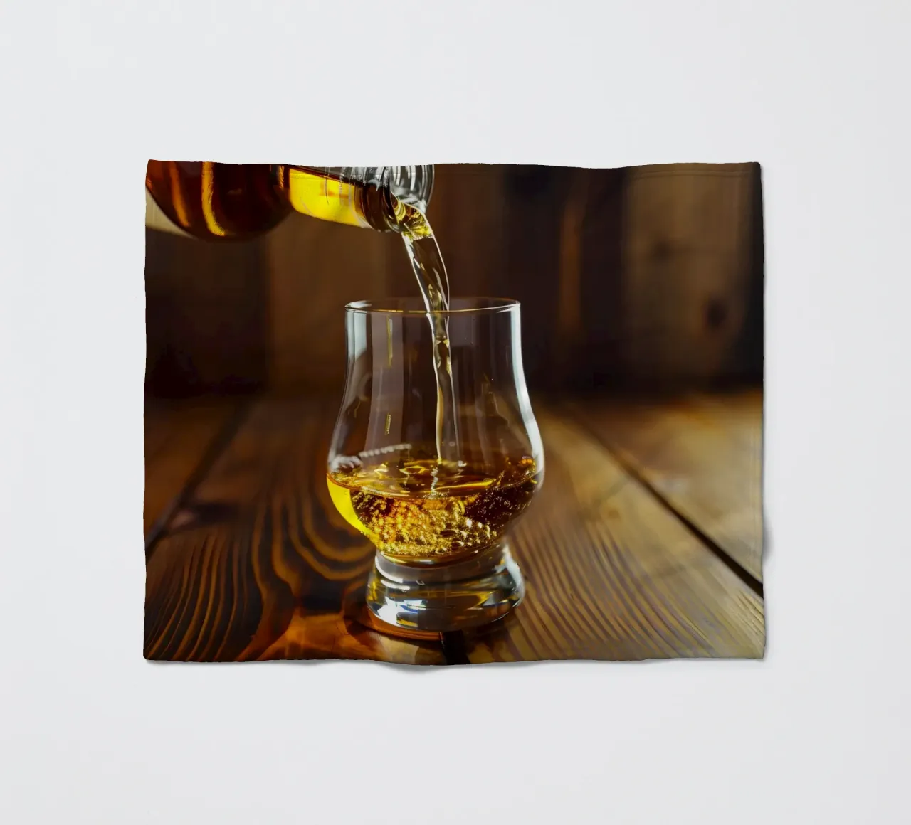 È tempo di whisky coperta in pile da M-Ulrich-Digital Art