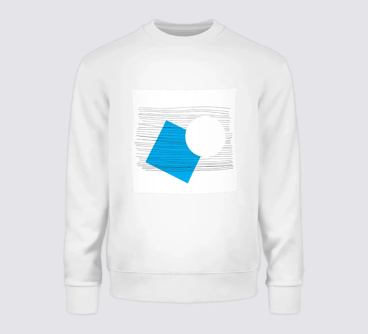 Geometria negativa felpa da Kim Hubball Studio