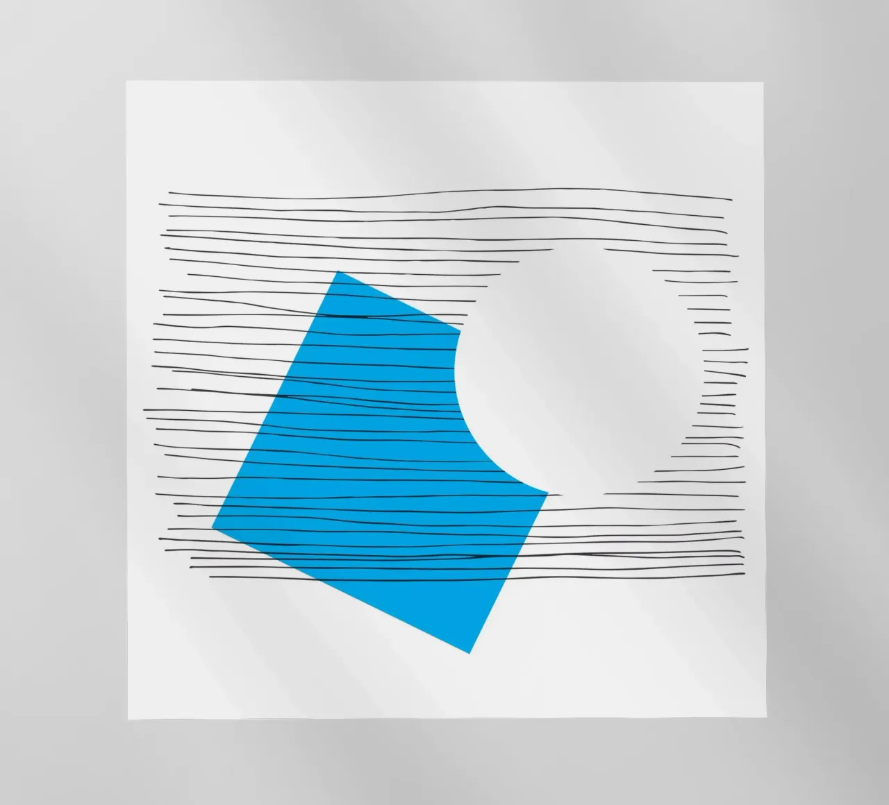 Geometria negativa pellicola backlit da Kim Hubball Studio