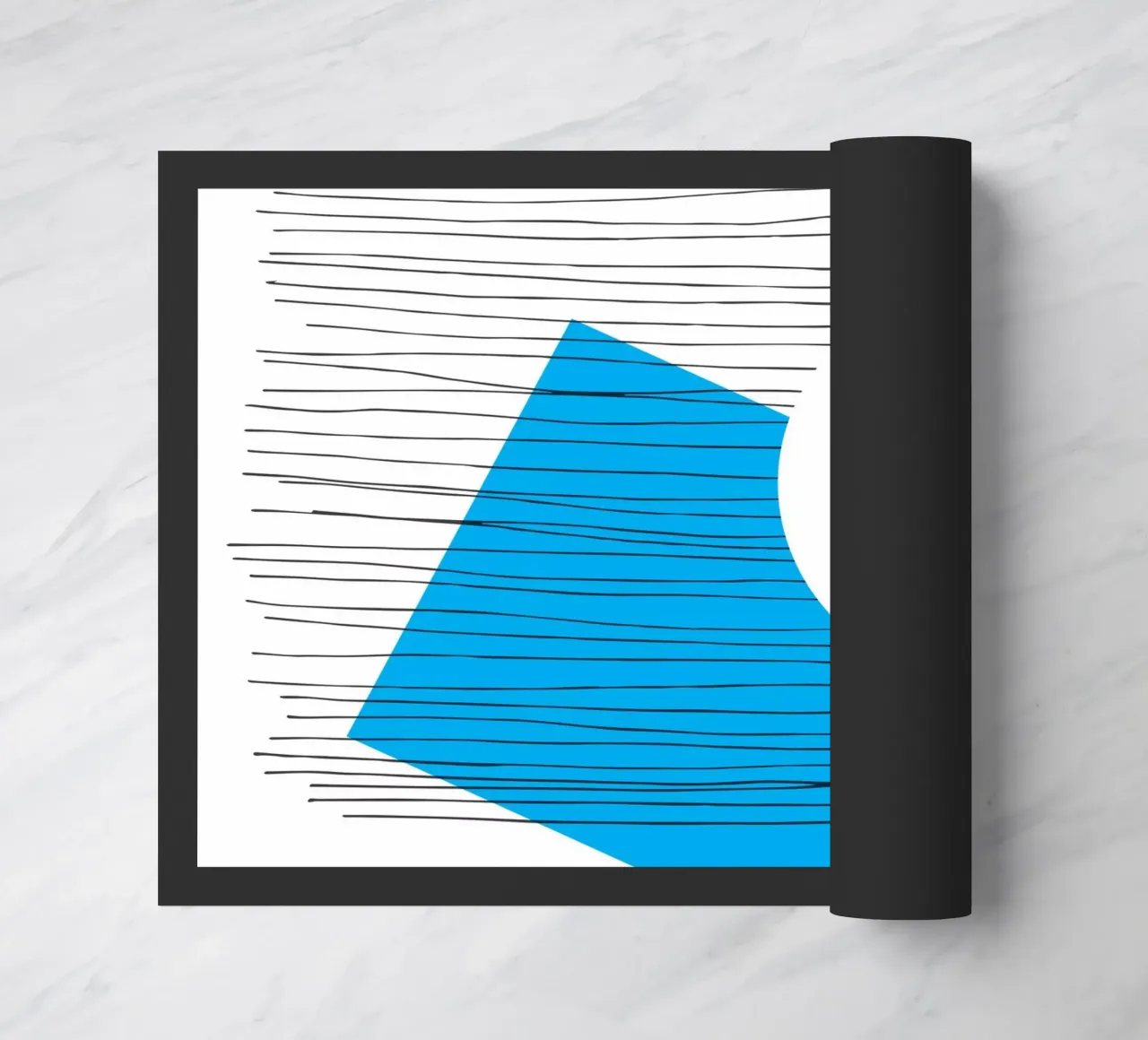 Negative Geometry zerbino da Kim Hubball Studio