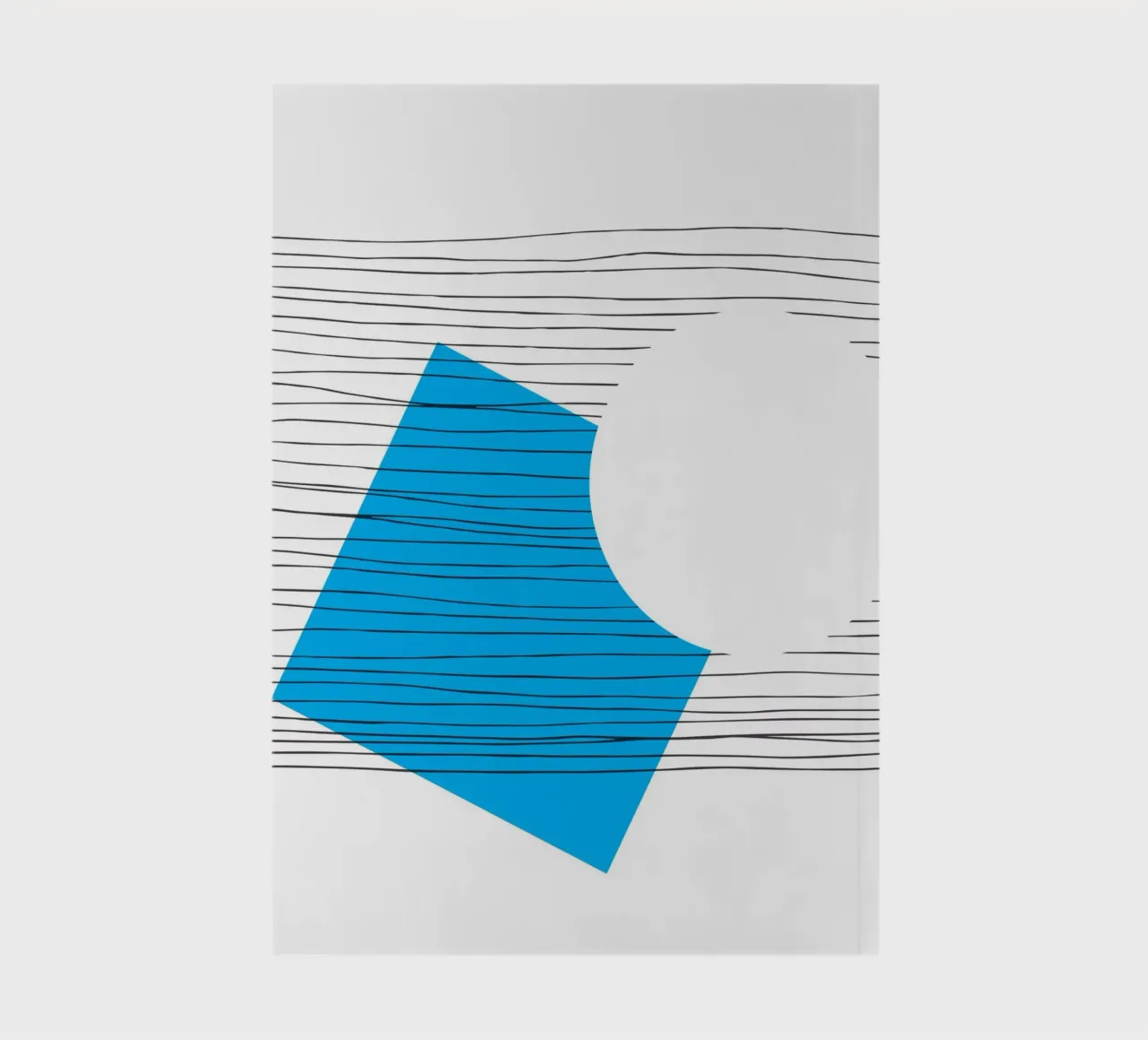 Negative Geometry notebook by Kim Hubball Studio