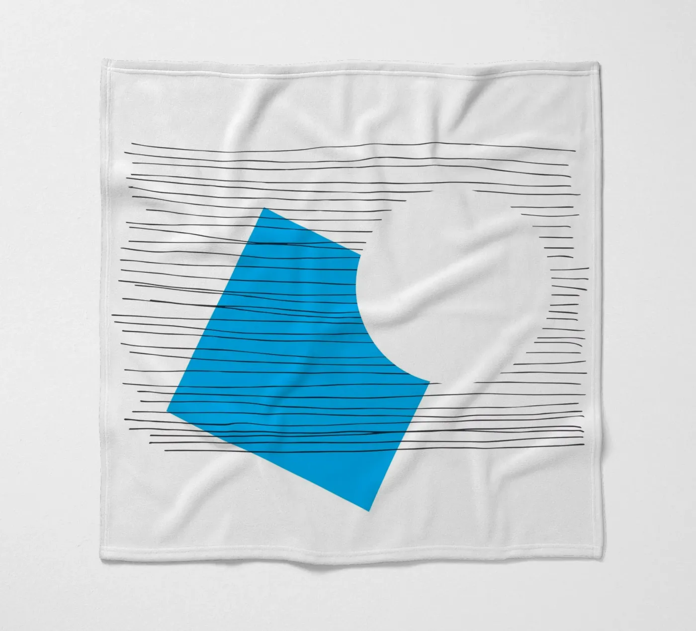 Negative Geometry Fleecedecke von Kim Hubball Studio