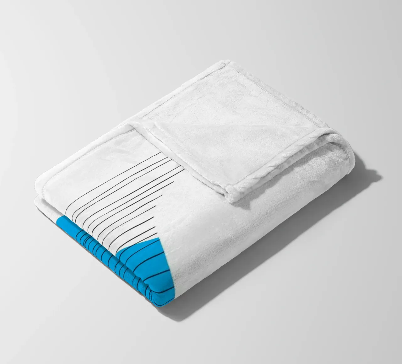 Negatieve geometrie fleecedeken van Kim Hubball Studio