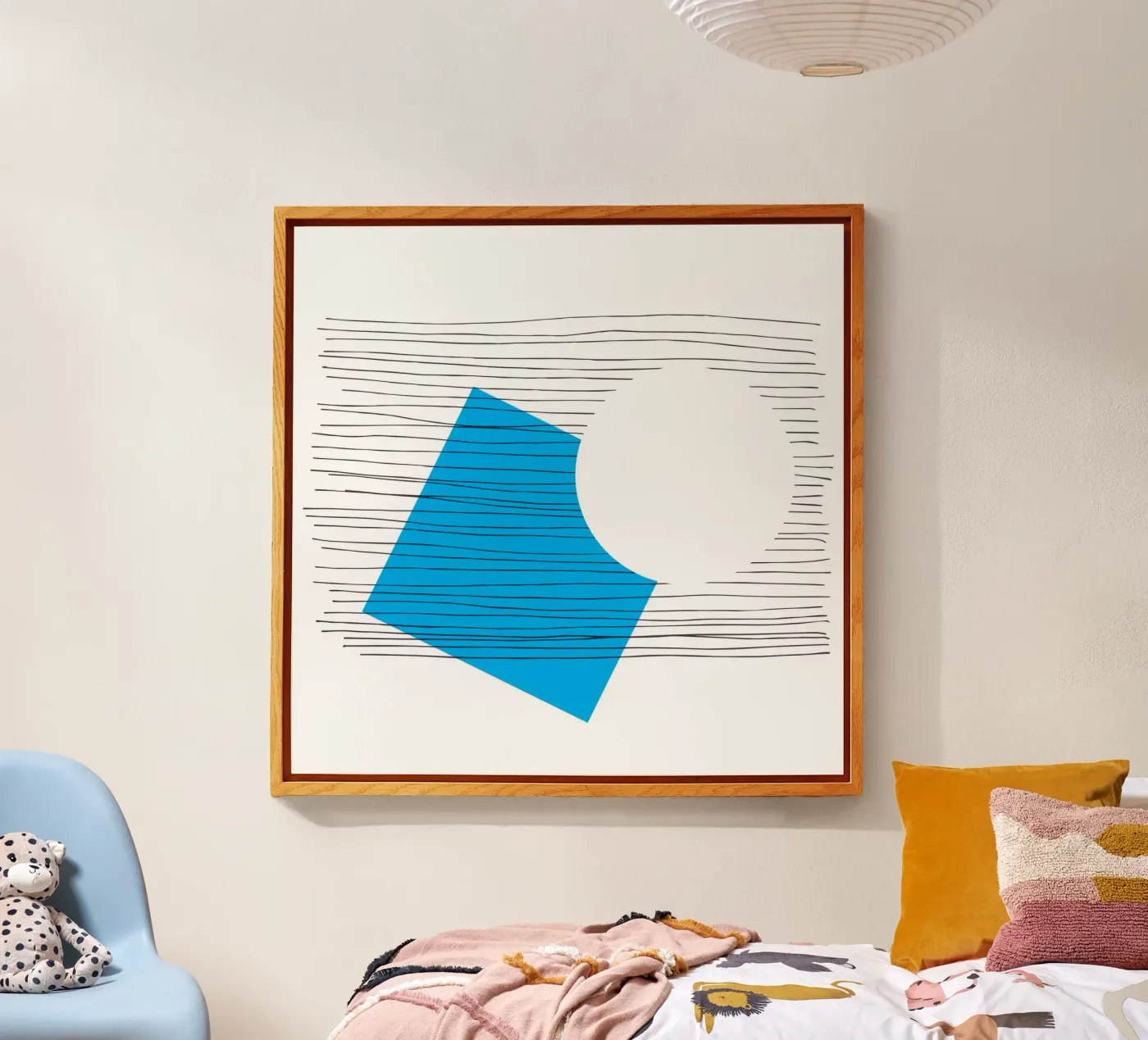 Negative Geometry acrylic glass by Kim Hubball Studio