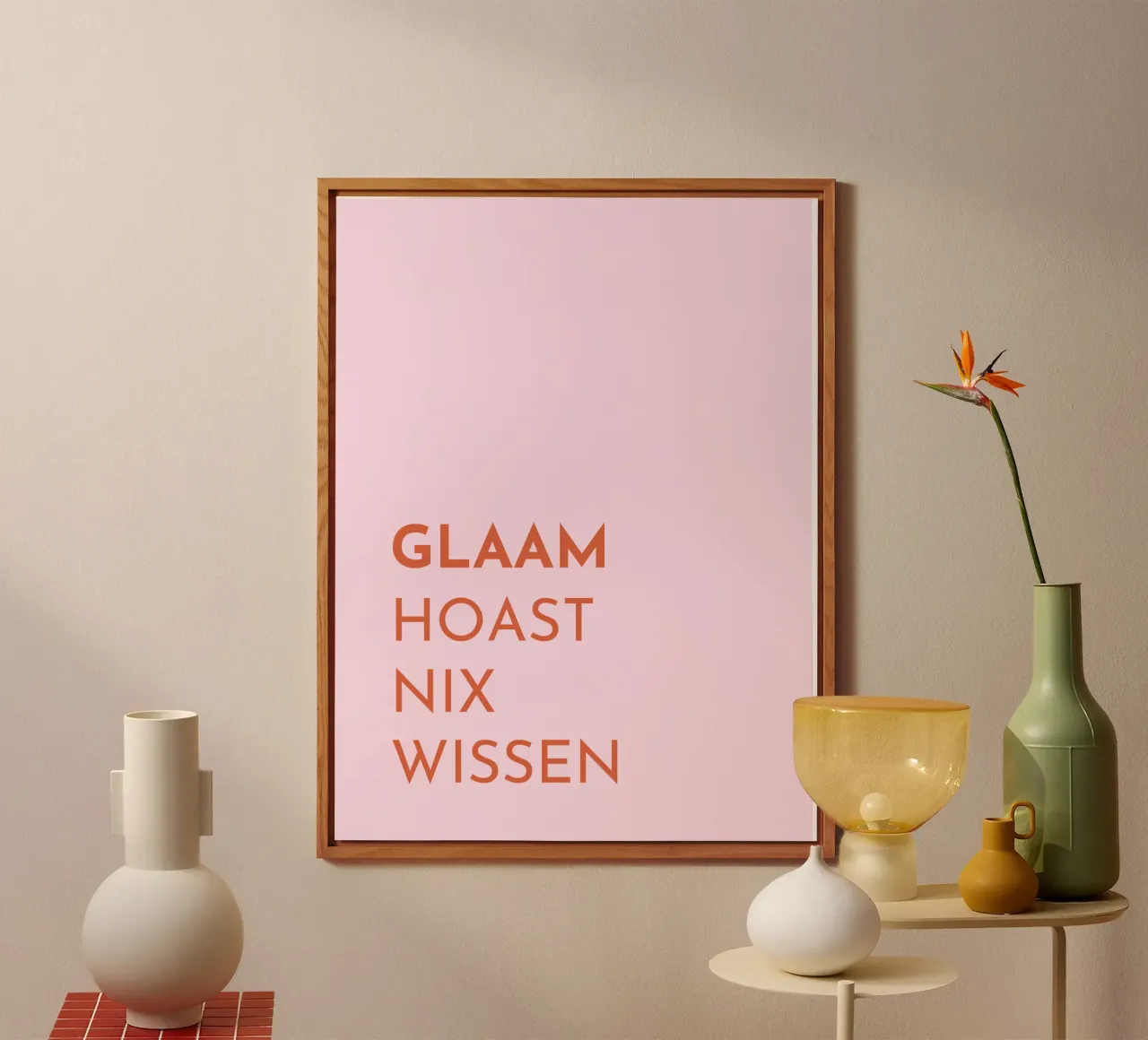 Glaam hoast nix wissen alluminio dibond da Made in Bavaria