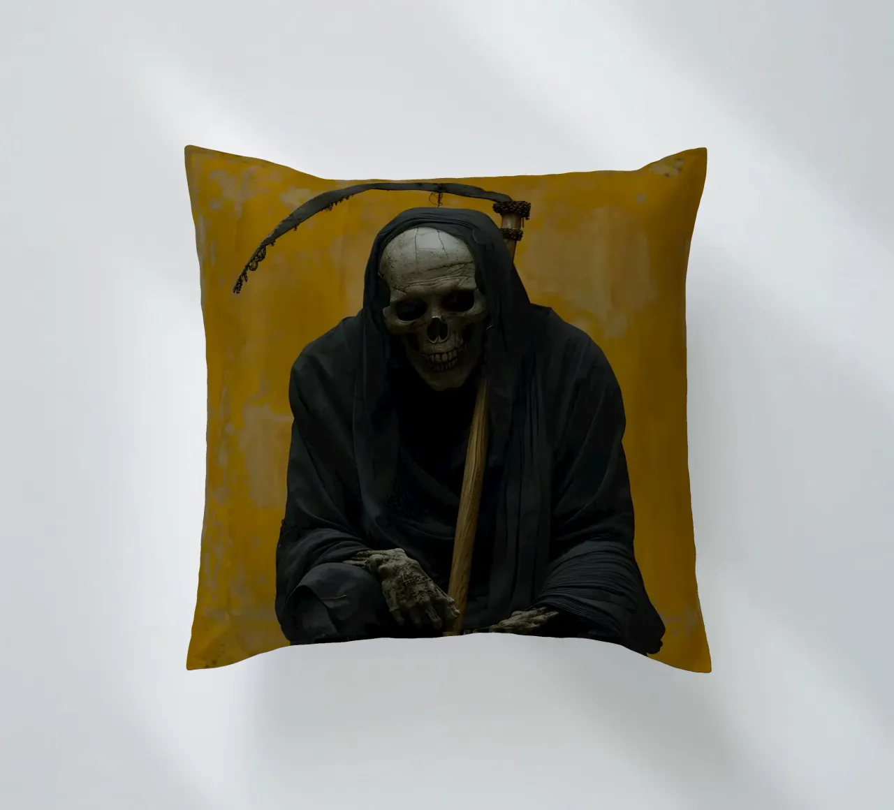La morte si prende una pausa cuscino da M-Ulrich-Digital Art
