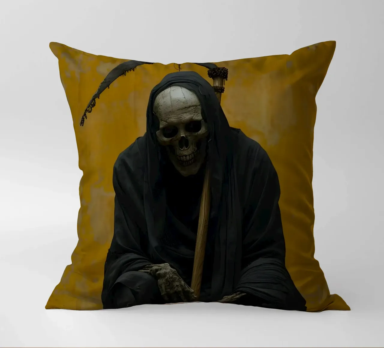 La morte si prende una pausa cuscino da M-Ulrich-Digital Art