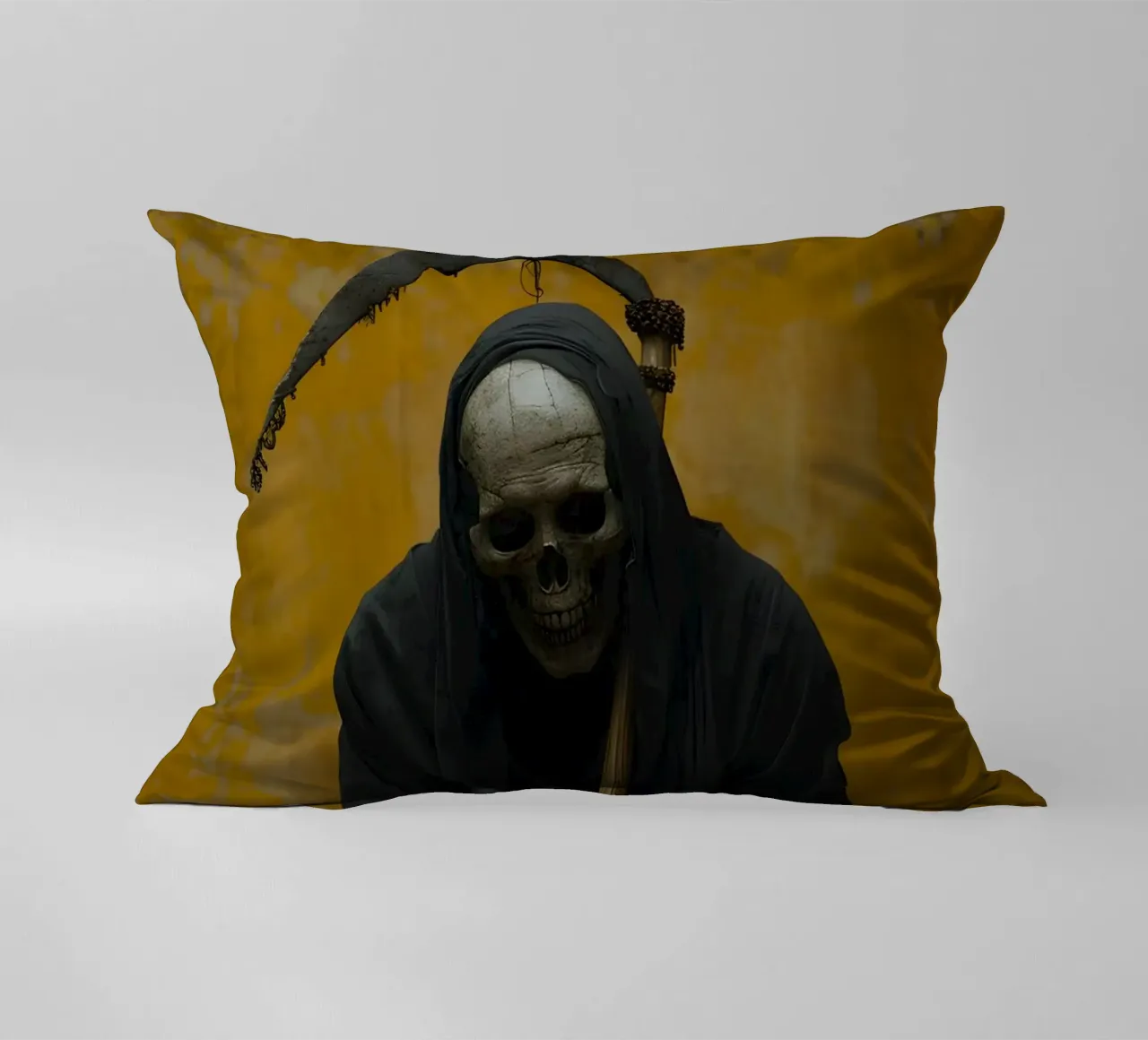 La morte si prende una pausa cuscino da M-Ulrich-Digital Art