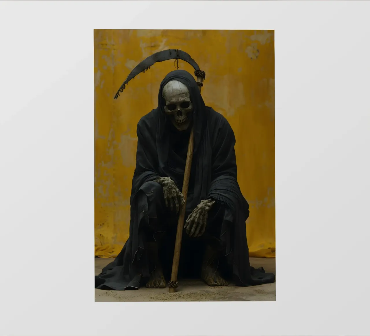 La morte si prende una pausa telo in pvc da M-Ulrich-Digital Art