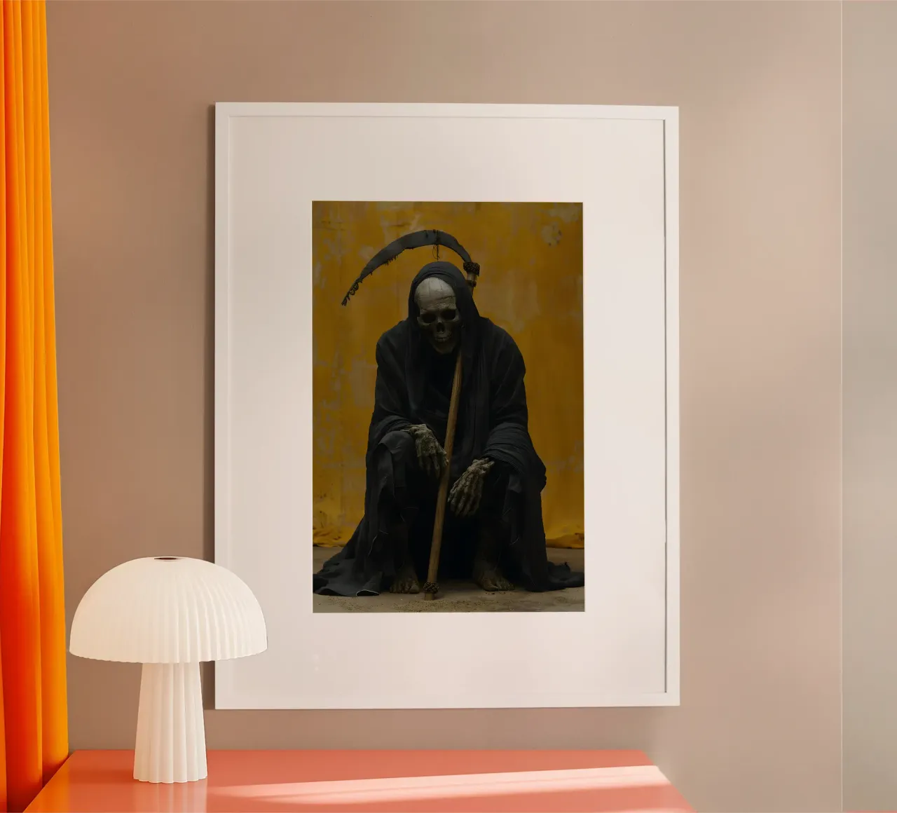 La morte si prende una pausa carta hahnemühle da M-Ulrich-Digital Art