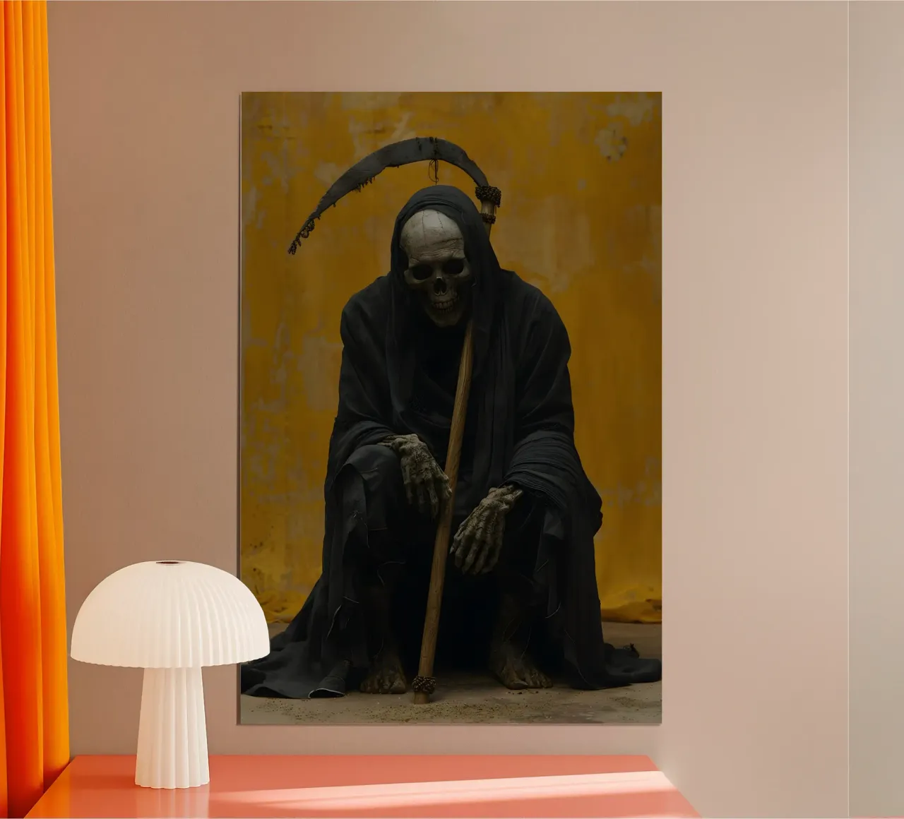La morte si prende una pausa carta hahnemühle da M-Ulrich-Digital Art