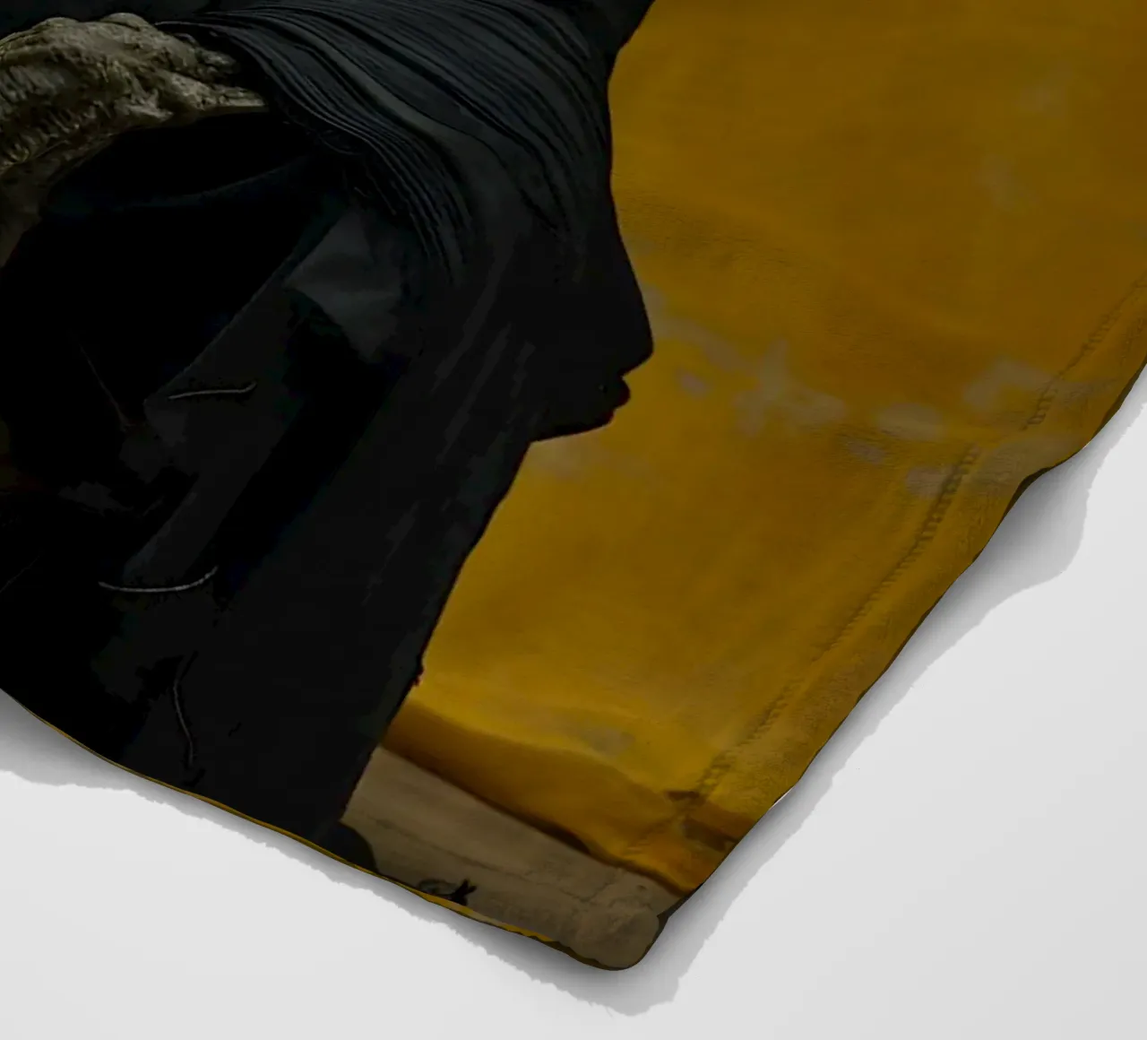 La morte si prende una pausa coperta in pile da M-Ulrich-Digital Art