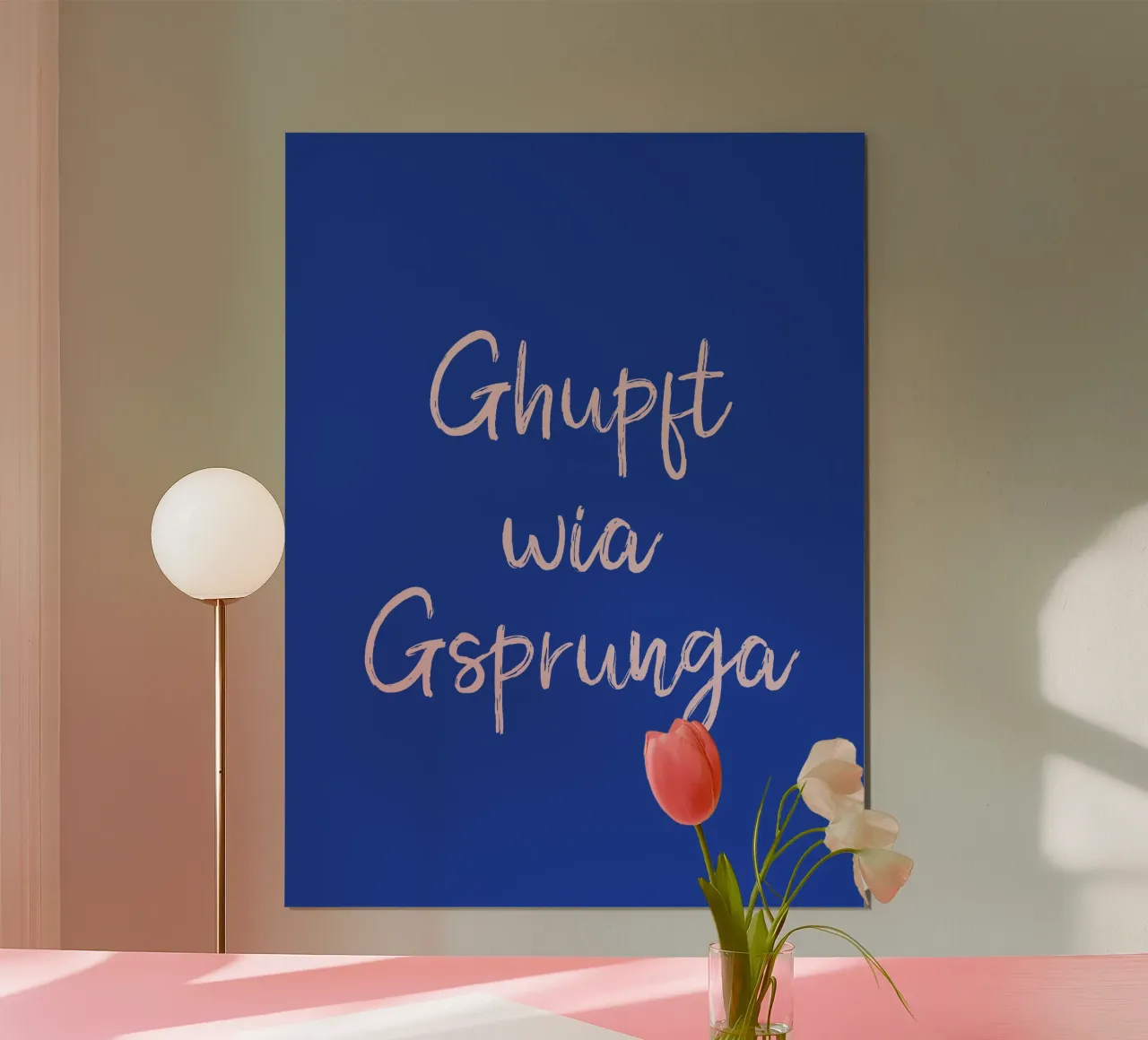 Ghupft wia Gsprunga carta hahnemühle da Made in Bavaria