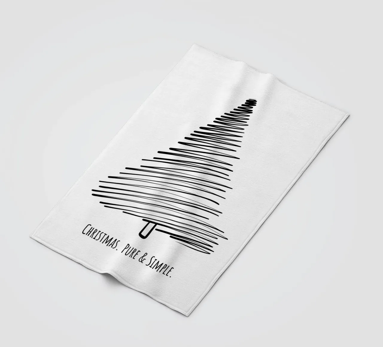 Christmas. Pure & Simple. coperta in pile da DigiWunderwerk