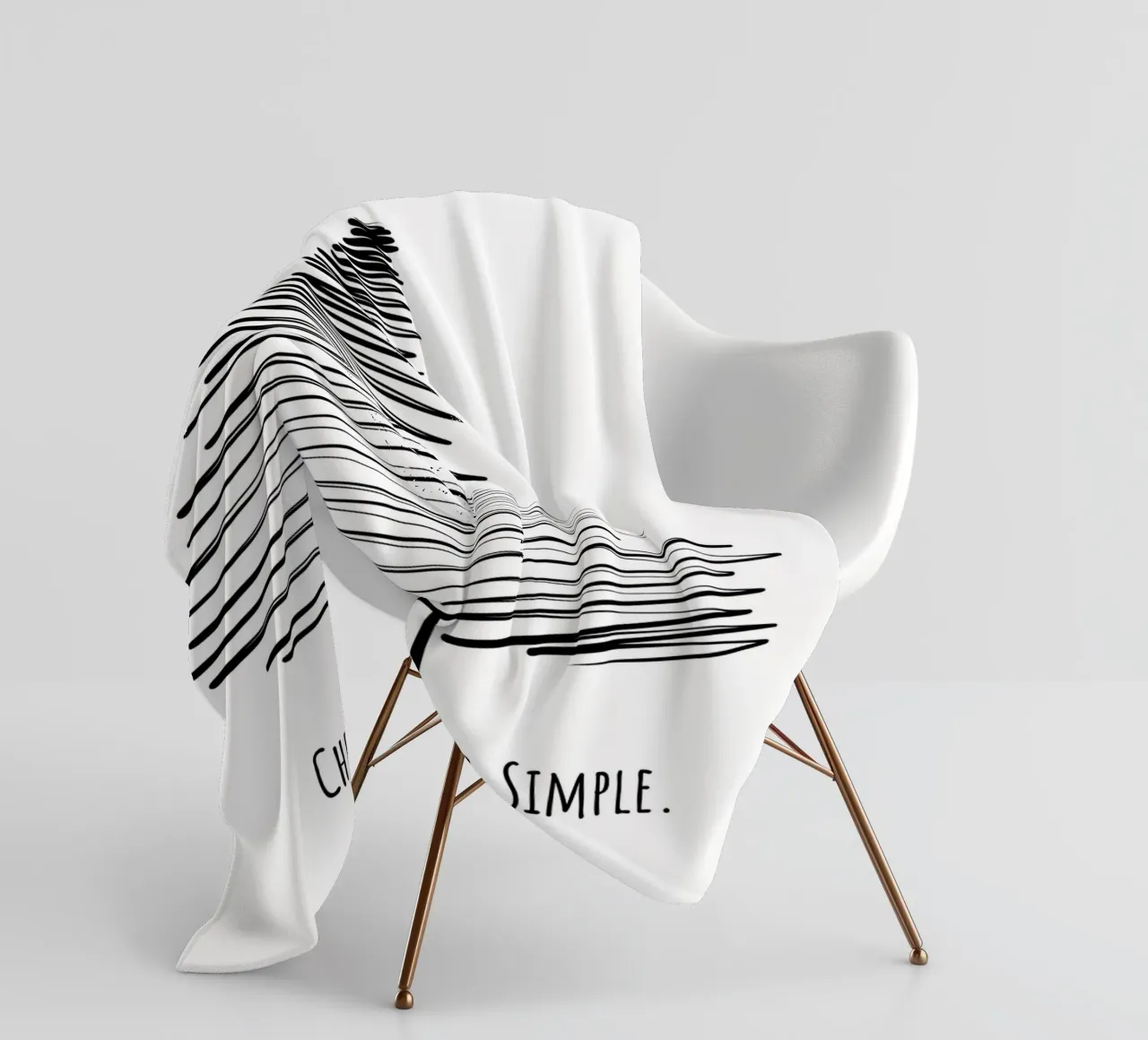 Christmas. Pure & Simple. coperta in pile da DigiWunderwerk