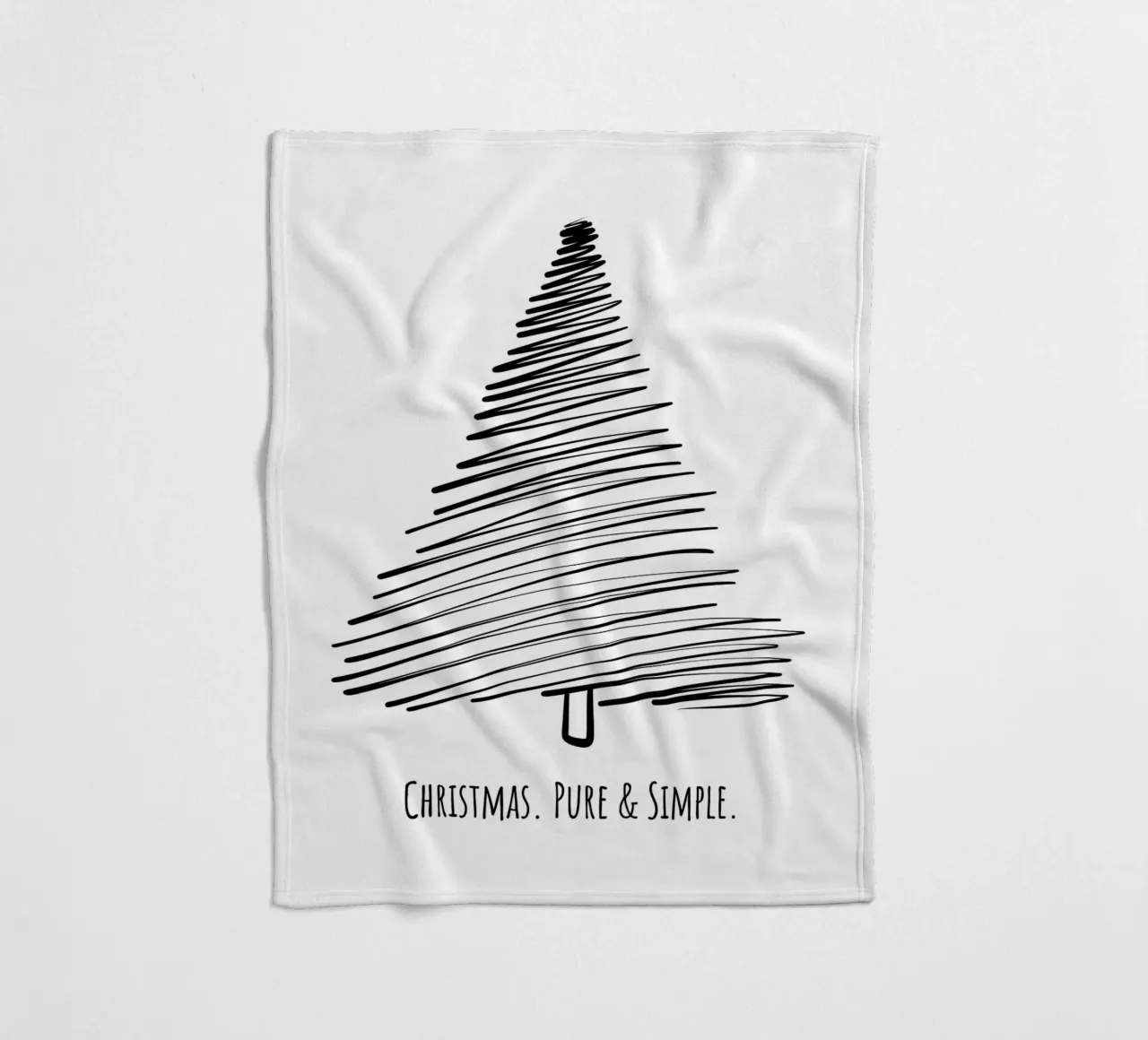 Christmas. Pure & Simple. coperta in pile da DigiWunderwerk